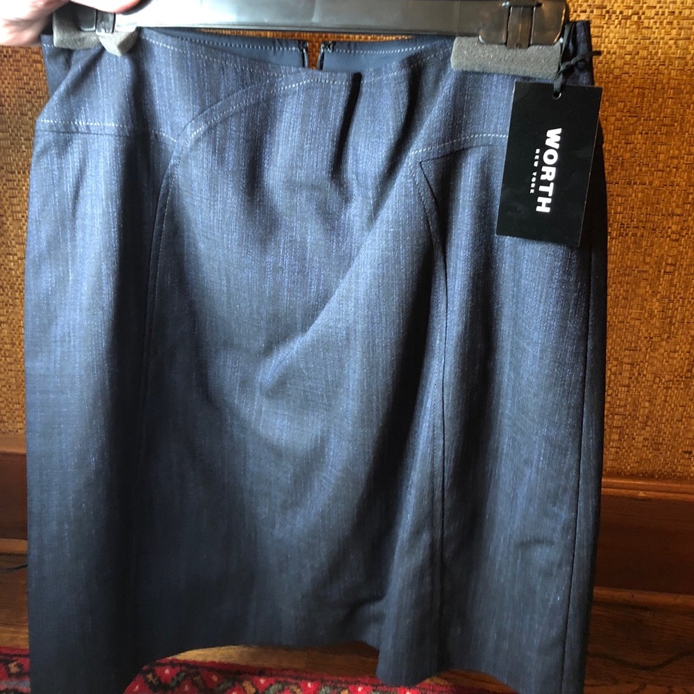 Worth New York blue skirt